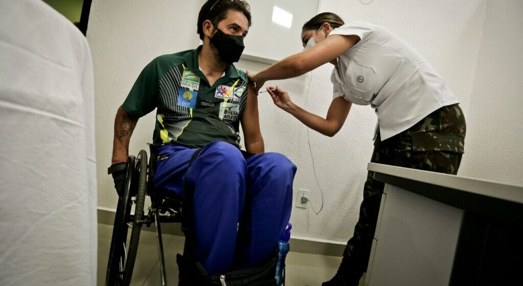 Distrito Federal vacina atletas olímpicos e paralímpicos