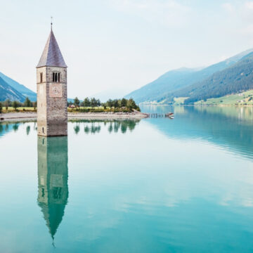lago-di-resia-2 Cidade italiana ressurge depois de 70 anos submersa