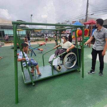 Brasília ganha primeiro parquinho adaptado