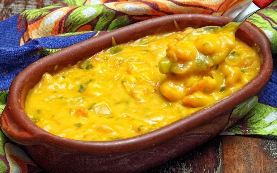 Uma receita prática de bobó de camarão