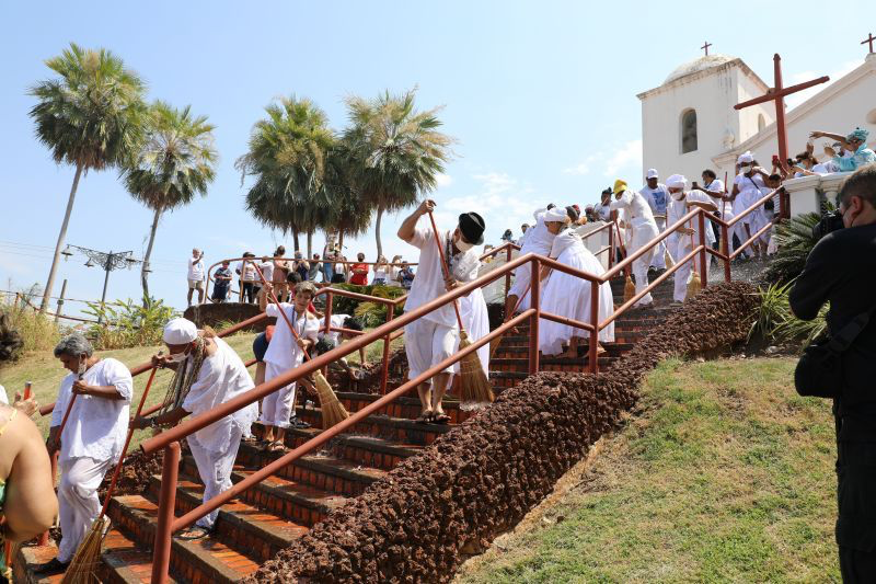 Tradicional lavagem das escadarias será realizada no próximo sábado em Cuiabá
