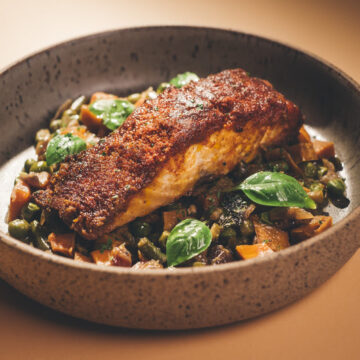 Um robalo com molho de laranja imperdível!