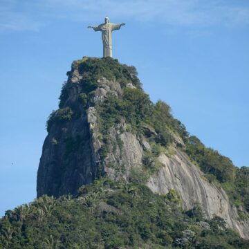 Vista do Cristo Redentor no Rio de Janeiro Santuário do Cristo Redentor comemora hoje 91 anos de criação