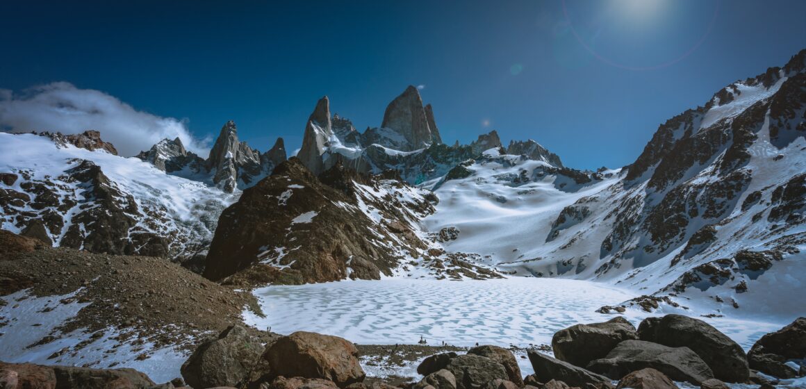 Na Argentina, verão com paisagens geladas e estonteantes