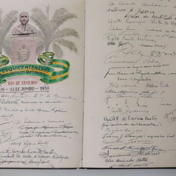 133 Mostra no Jardim Botânico do Rio reúne livros e documentos raros
