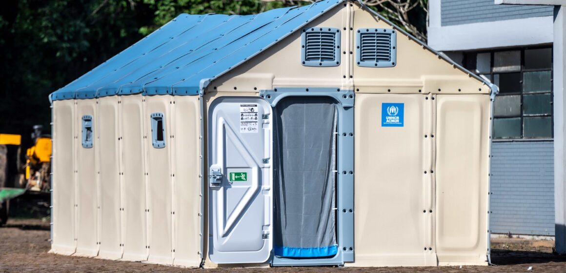 Exemplo-das-casas-que-foram-montadas-no-RS-créditos-ACNUR Gerdau direciona R$ 44,3 milhões para reconstrução do Rio Grande do Sul