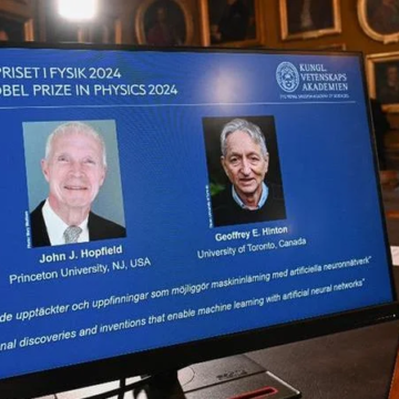 SWEDEN-NOBEL-PRIZE-PHYSICS Avanços em Inteligência Artificial reconhecidos com Nobel de Física