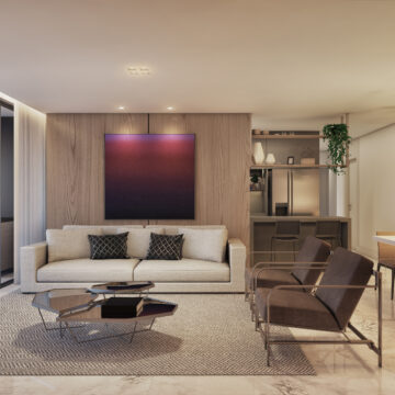 7 projetos de salas de estar em conceito aberto