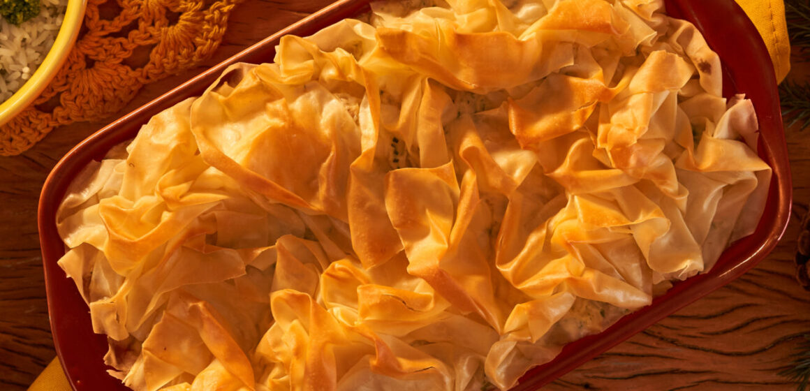 Receita de Bacalhau Crocante com Arroz de Brócolis