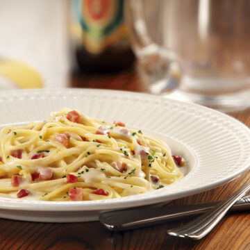 Capellini à Carbonara: o clássico que nunca decepciona